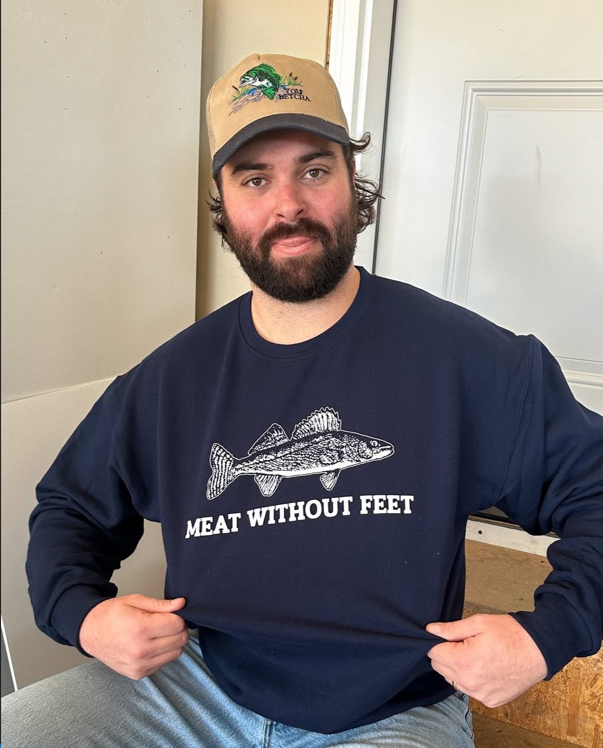 Meat Without Feet Crewneck - You Betcha