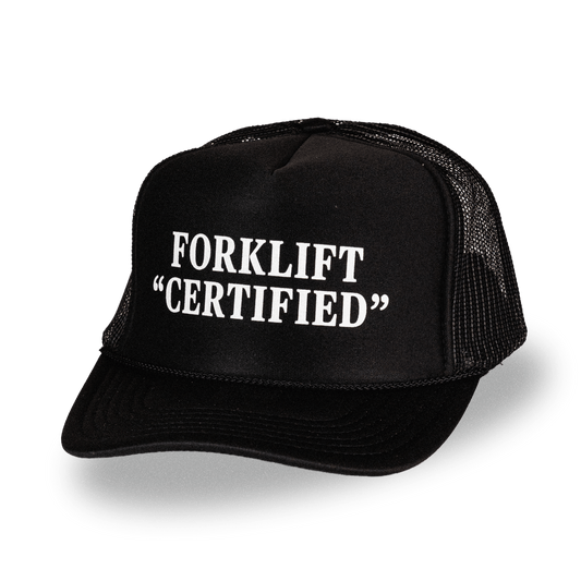 Forklift "Certified" Hat - You Betcha